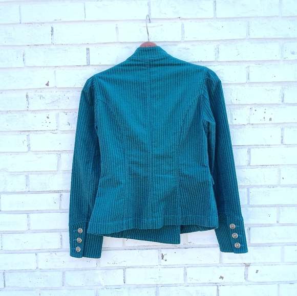 Cabi Lennon Jacket Corduroy Textured Double Breasted XS - Picture 9 of 9